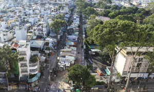 Central Ho Chi Minh City road cleared, widened by 5 times