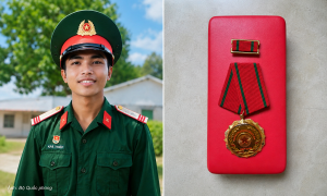 Soldier posthumously awarded bravery medal for saving electrocution victims