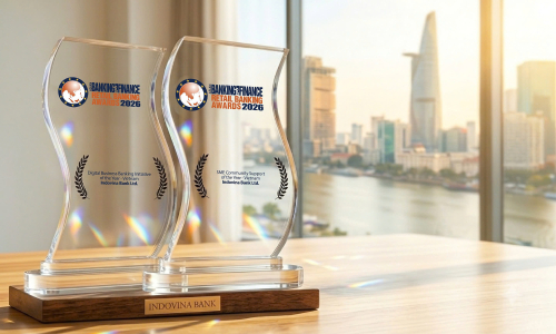 Indovina Bank honored with two international awards