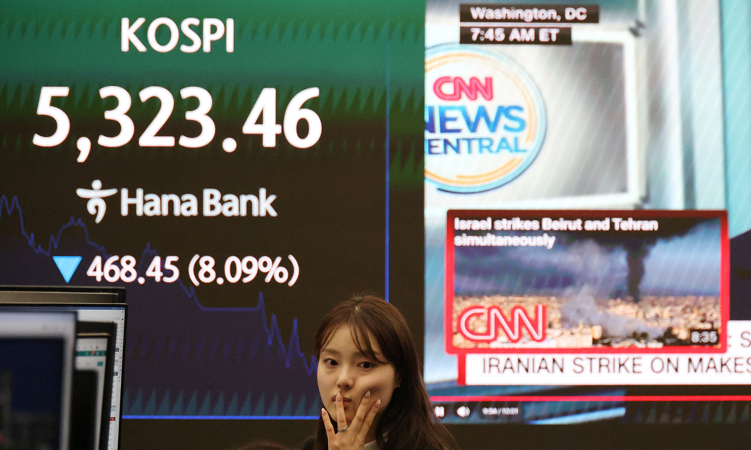 South Korean stock market repeatedly 'trips circuit breakers'
