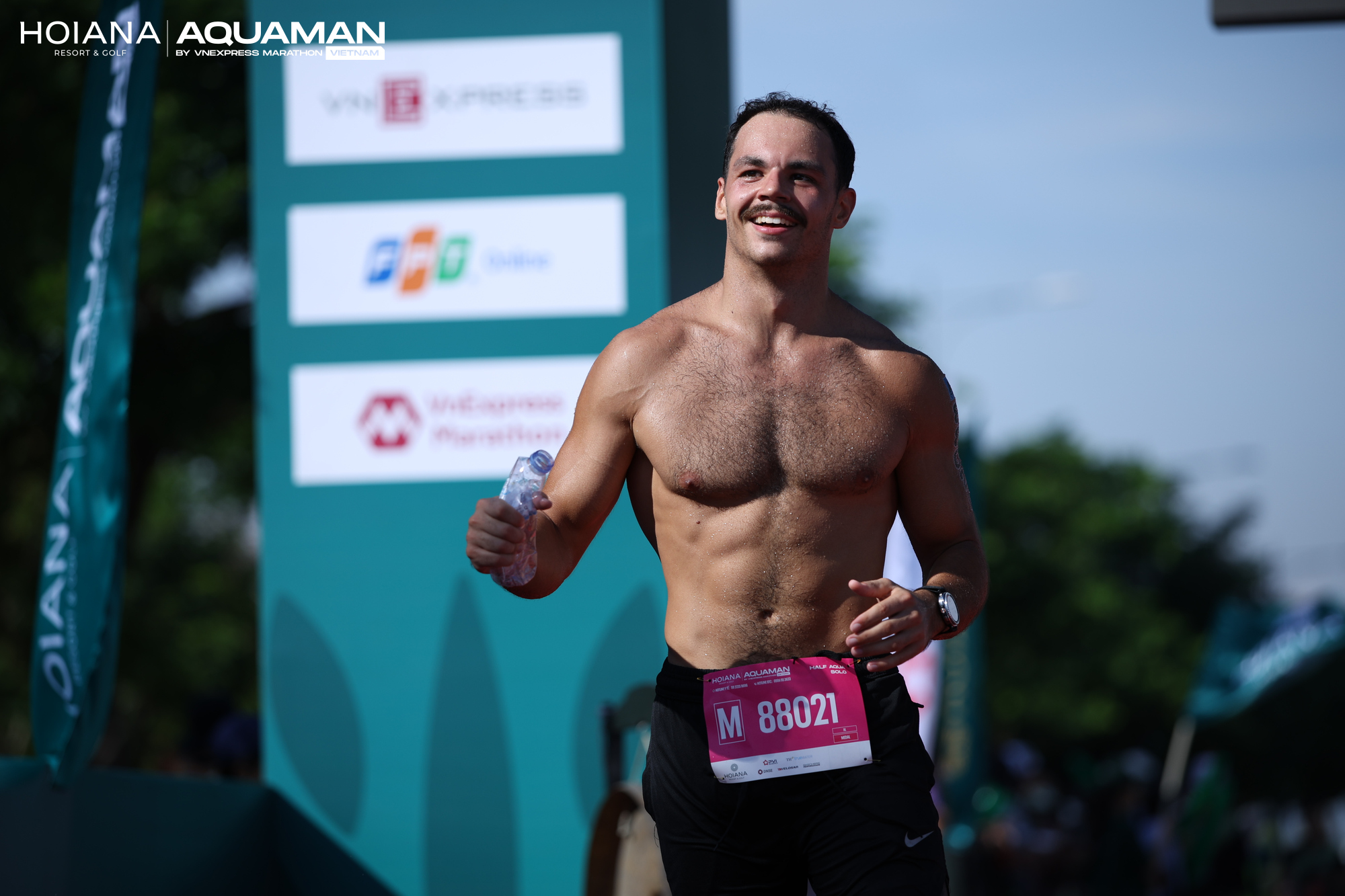 The physique of Aquaman Vietnam athletes