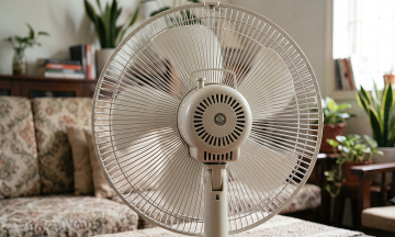 Is sitting directly in front of a fan after sun exposure safe?