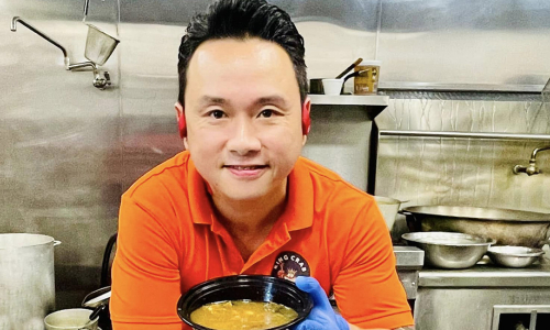 Han Thai Tu sells food online to make a living in the US
