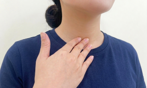 Are swollen neck lymph nodes with a sore throat dangerous?