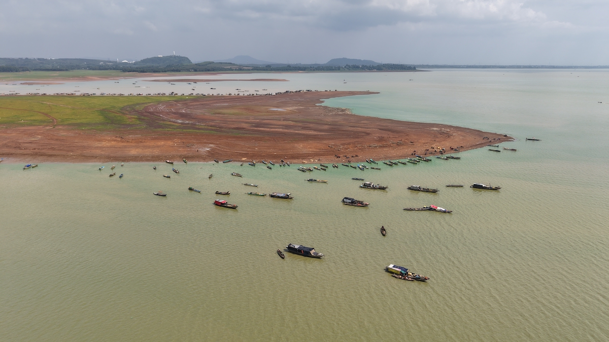 Water company appeals for help as Tri An lake runs dry