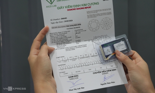 How is a diamond certified in Vietnam?