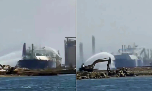 US gas ship 'attacked' in Egypt