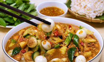 How to make authentic Central Vietnamese pickled eggplant with fermented anchovy sauce