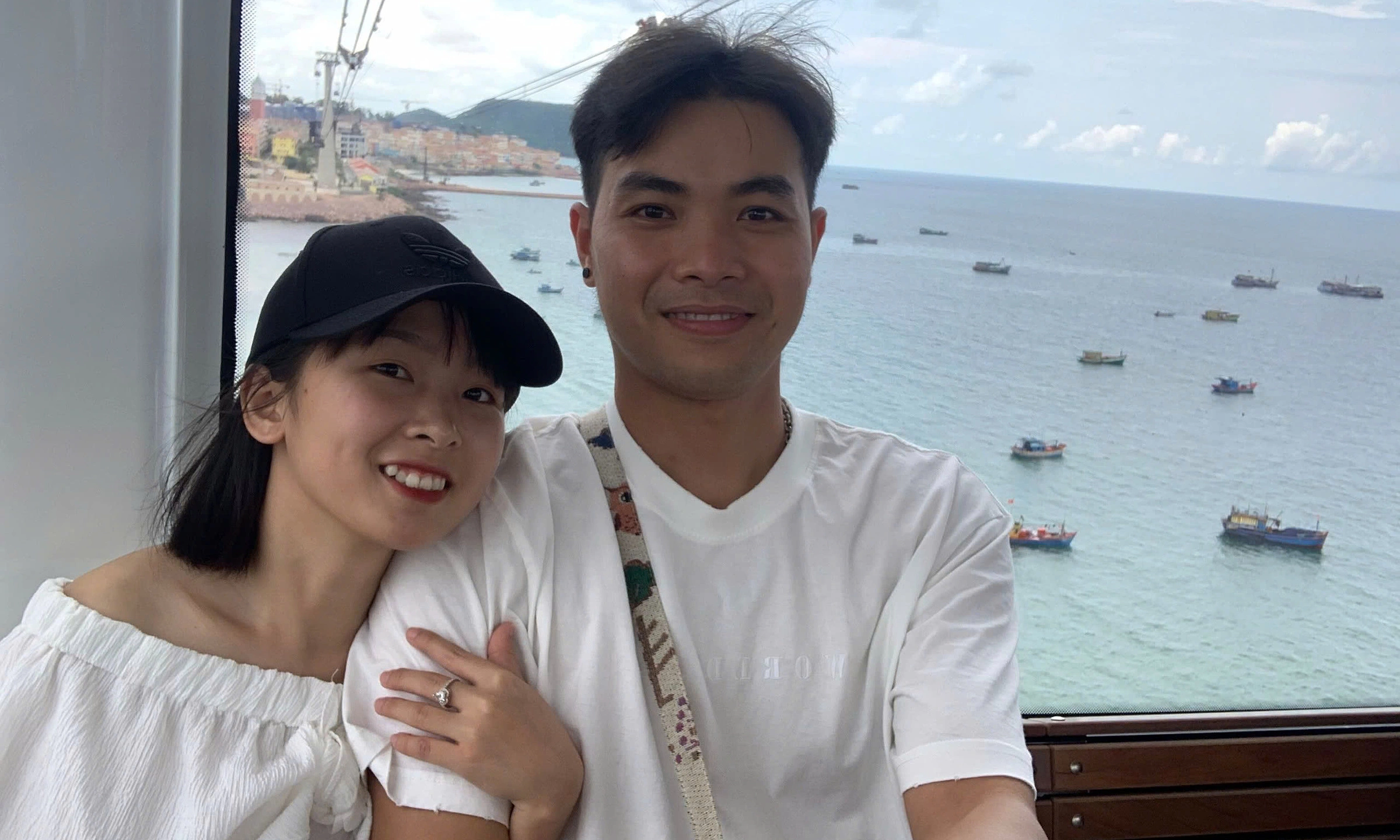 The man who 'carries his wife around the world'