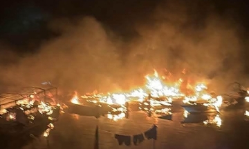 19 motorboats destroyed in overnight fire in Quang Ninh