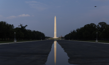 U.S. says reflecting pool peeling not due to sabotage