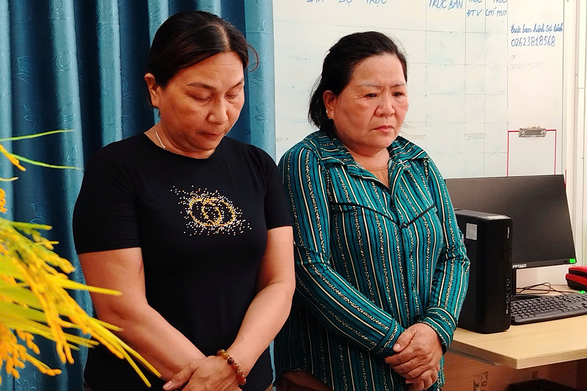 Two women accused of misappropriating funds for comradeship fund