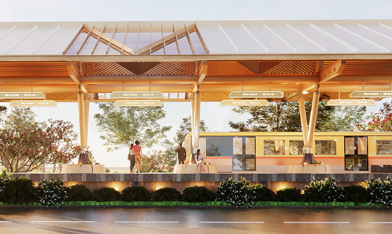 Six Phu Quoc railway stations designed with three-region cultural themes