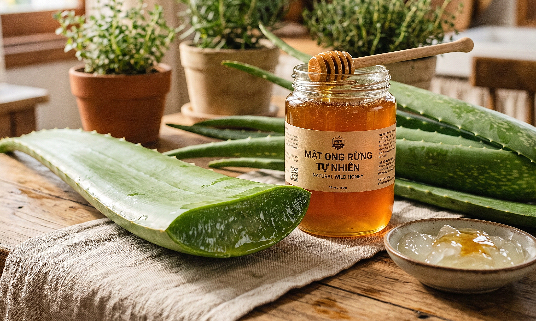 Aloe vera, honey, and white wine mixture 'treats' cancer?