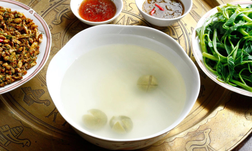 What happens when you drink vegetable boiling water?
