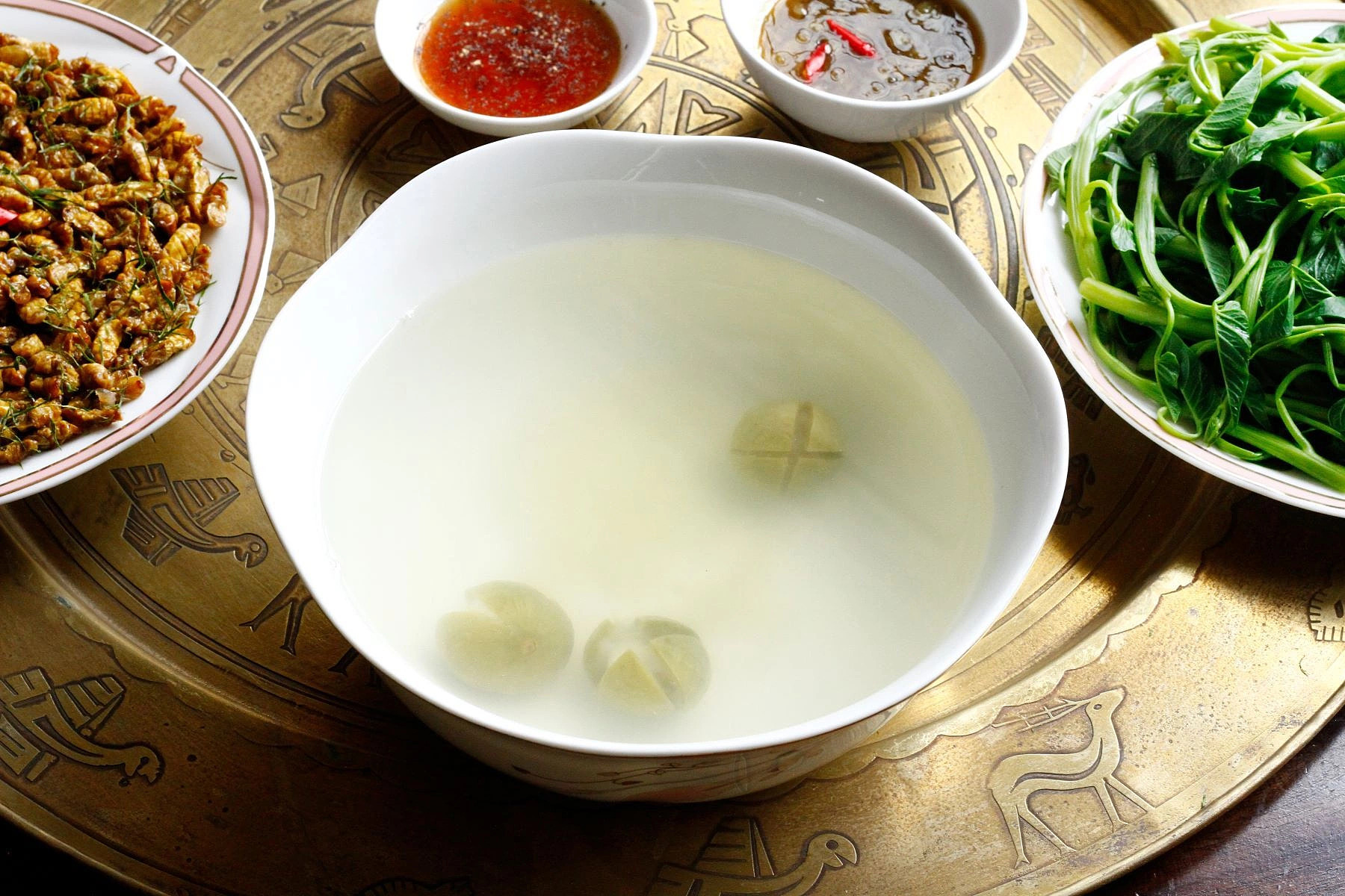 What happens when you drink vegetable boiling water?