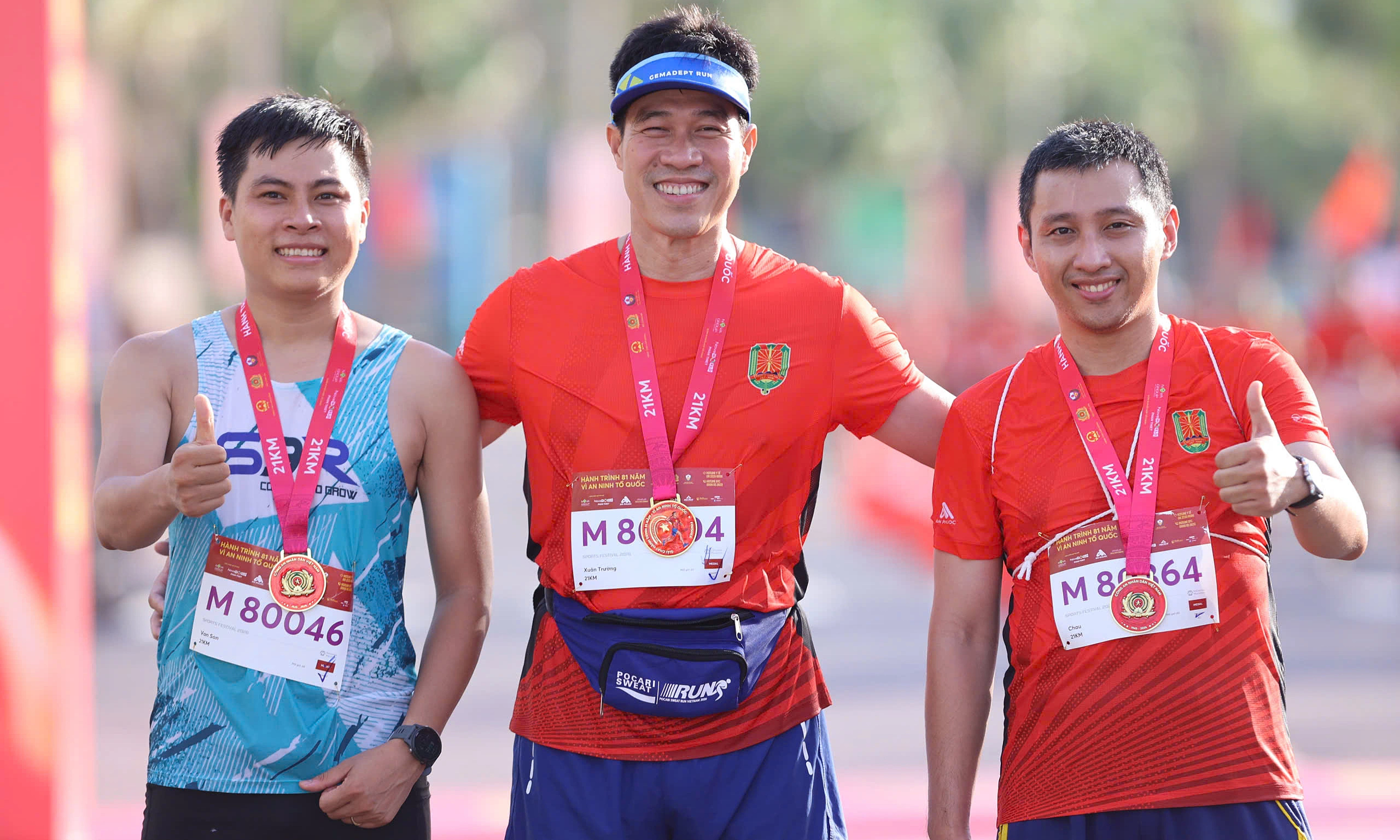 Over 450 officers join 5,000 athletes in public security sector race
