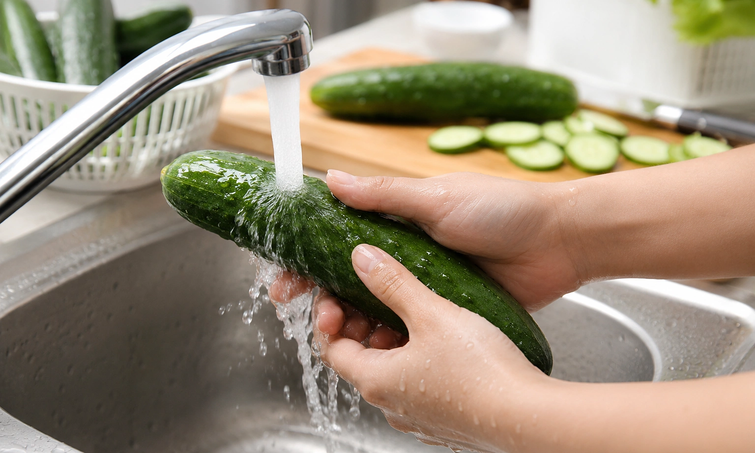 Experts reveal how to thoroughly clean cucumbers of dirt and chemicals