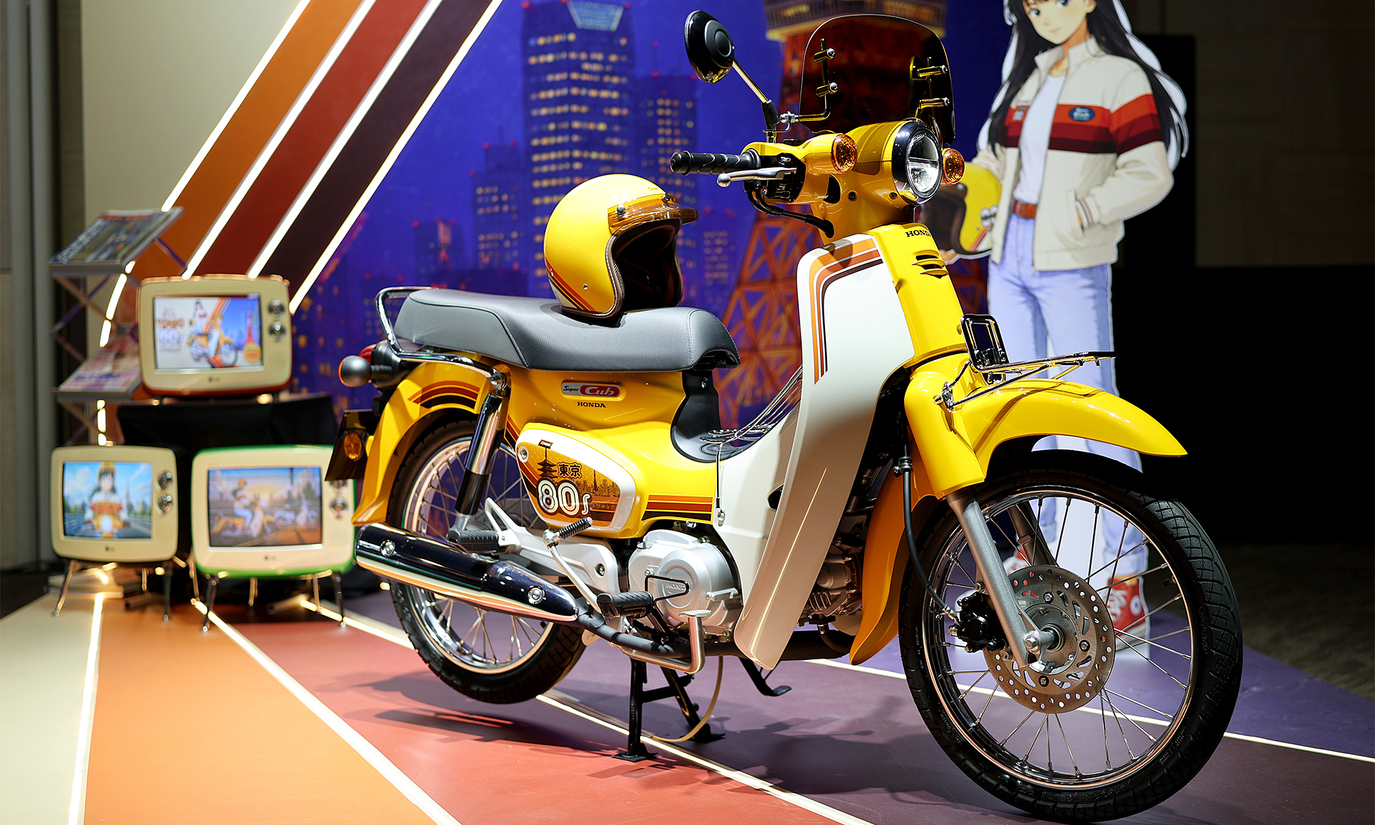 Honda Super Cub Tokyo 80s priced at 1,600 USD