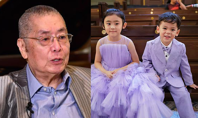 87-year-old artist tours with 3-year-old son