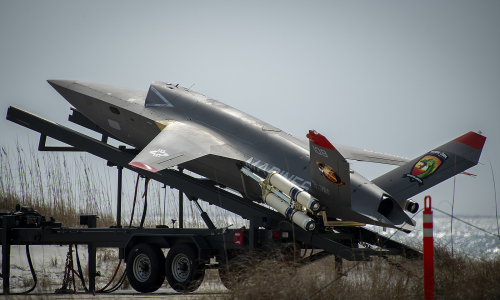 US stealth combat support UAV crashes during test flight