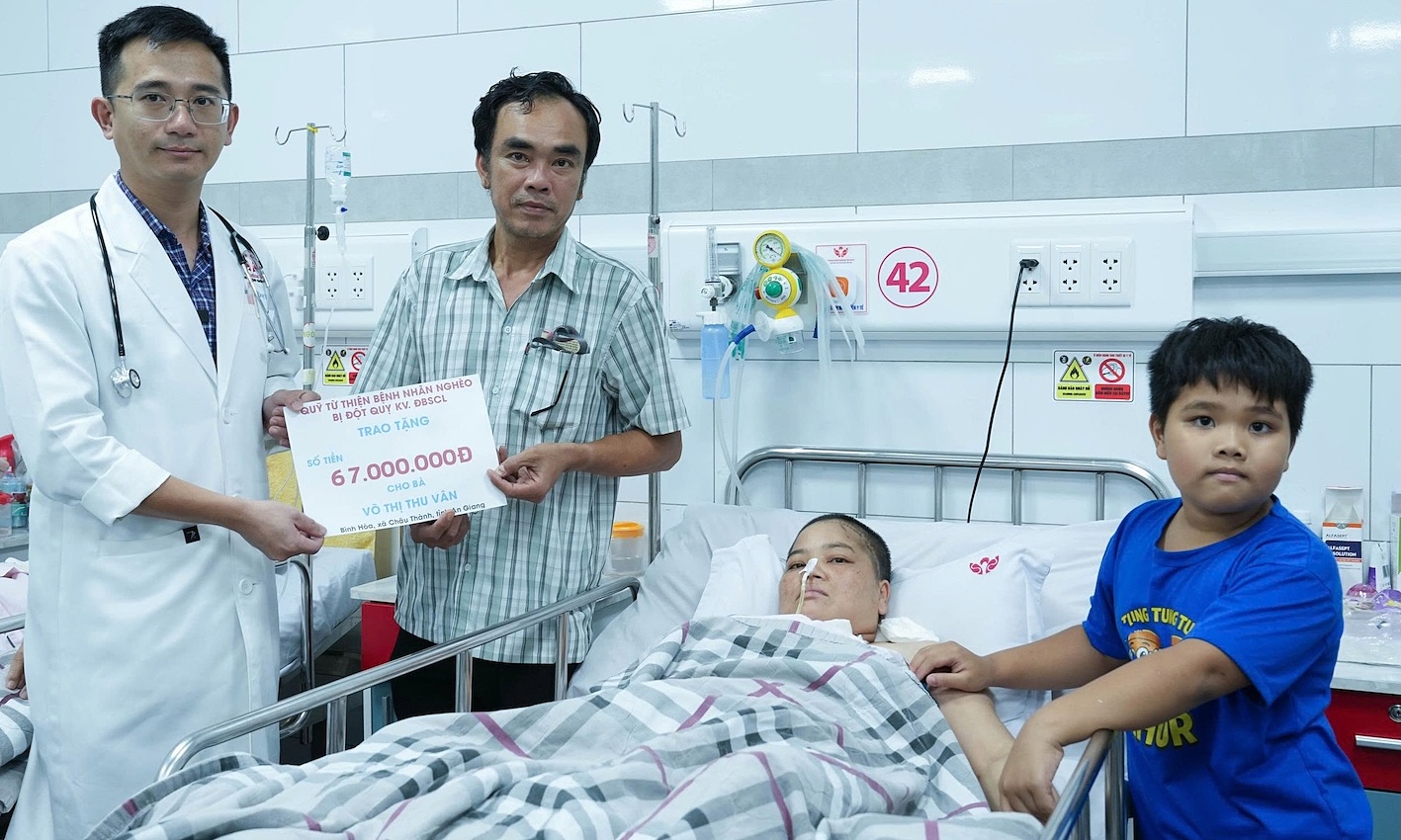 Overnight transfer saves stroke patient unable to afford surgery
