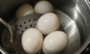 How long can hard-boiled eggs be stored?