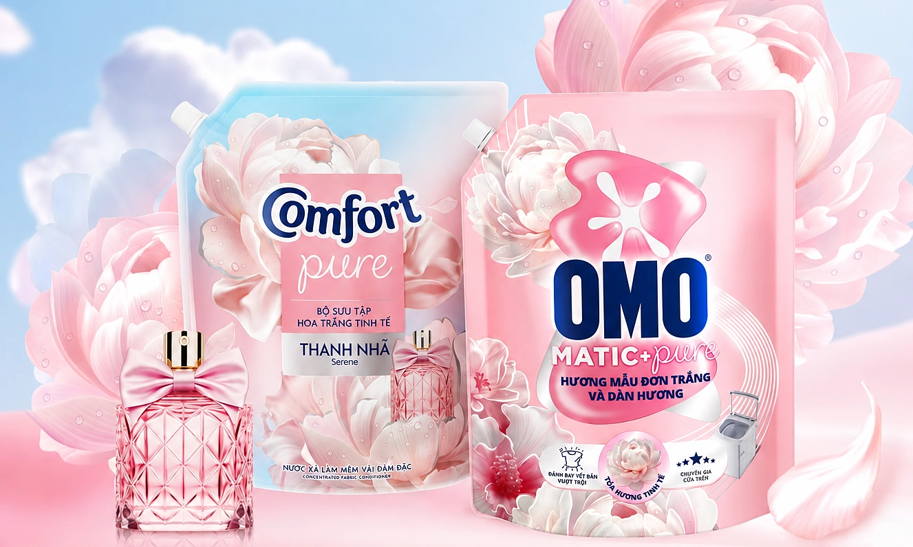 How Omo Matic and Comfort Pure help clothes stay fragrant longer