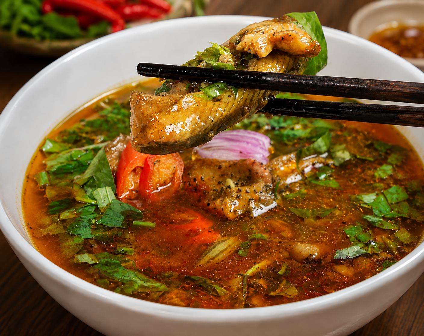 How to make Nghe-style eel soup