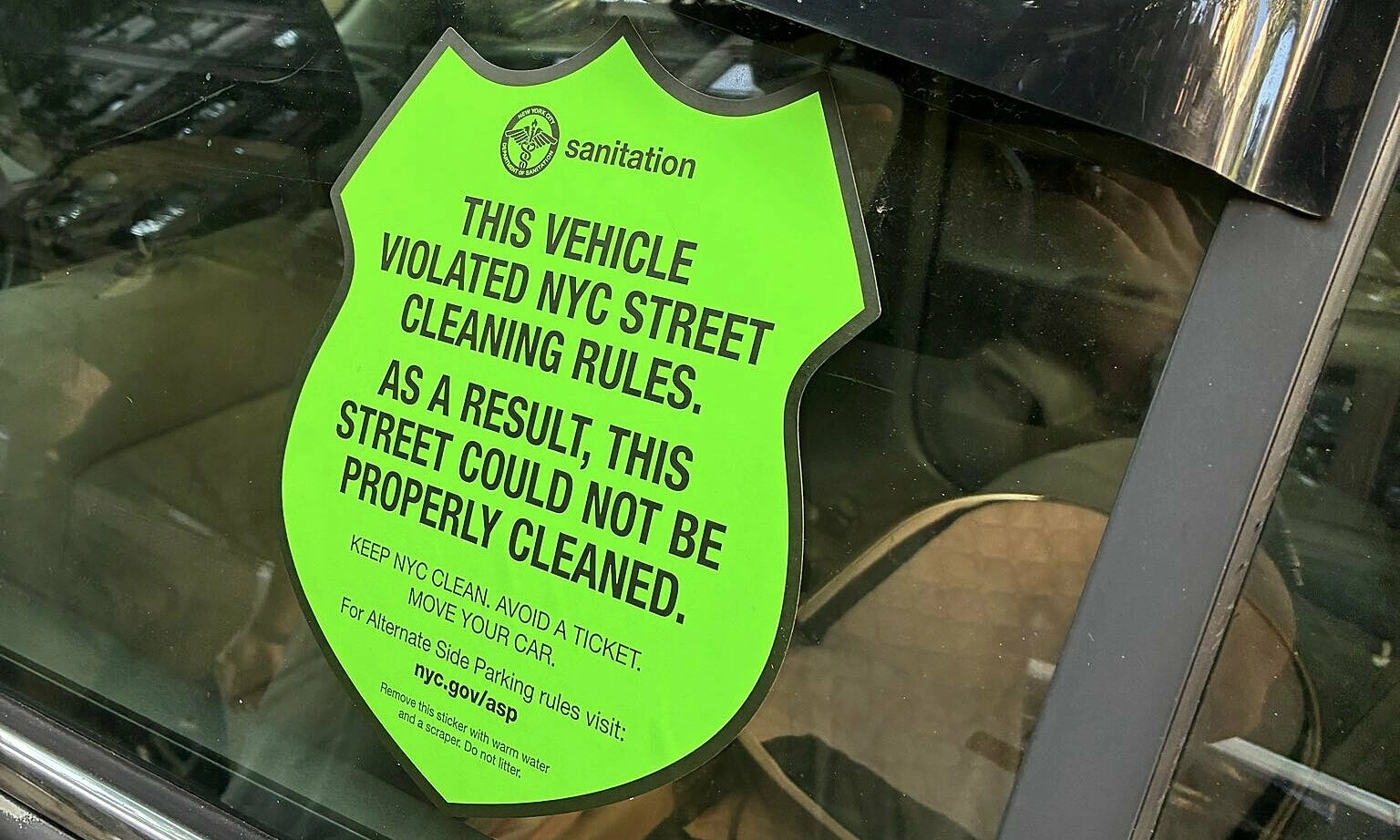 New York reintroduces 'shaming stickers' for illegally parked cars