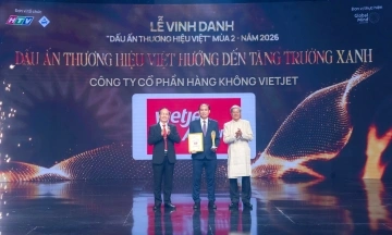 Vietjet honored with award for green growth