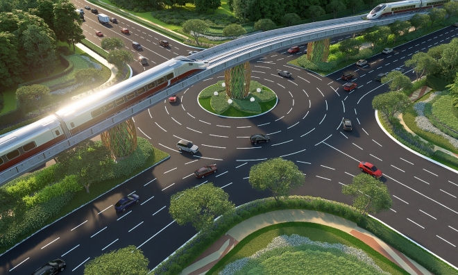 Phu Quoc electric train to run at 100 km/h, transport 4,500 passengers hourly