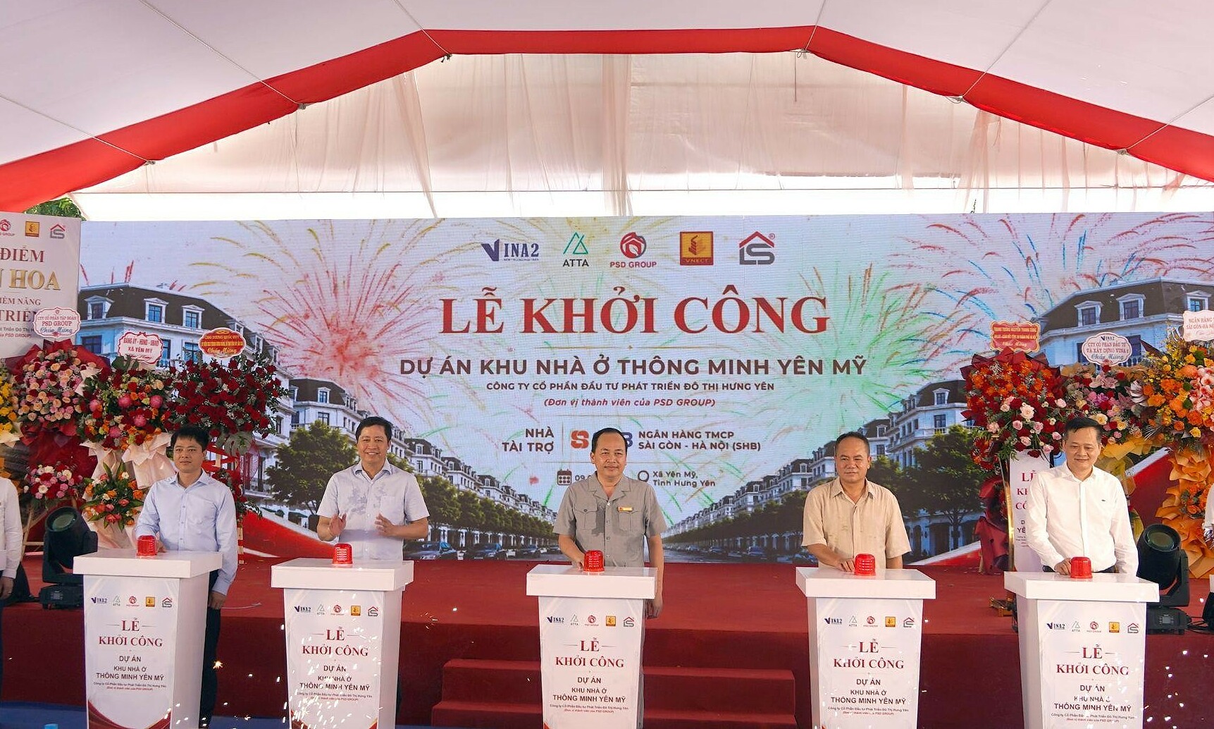 Groundbreaking ceremony for Yen My smart residential area in Hung Yen