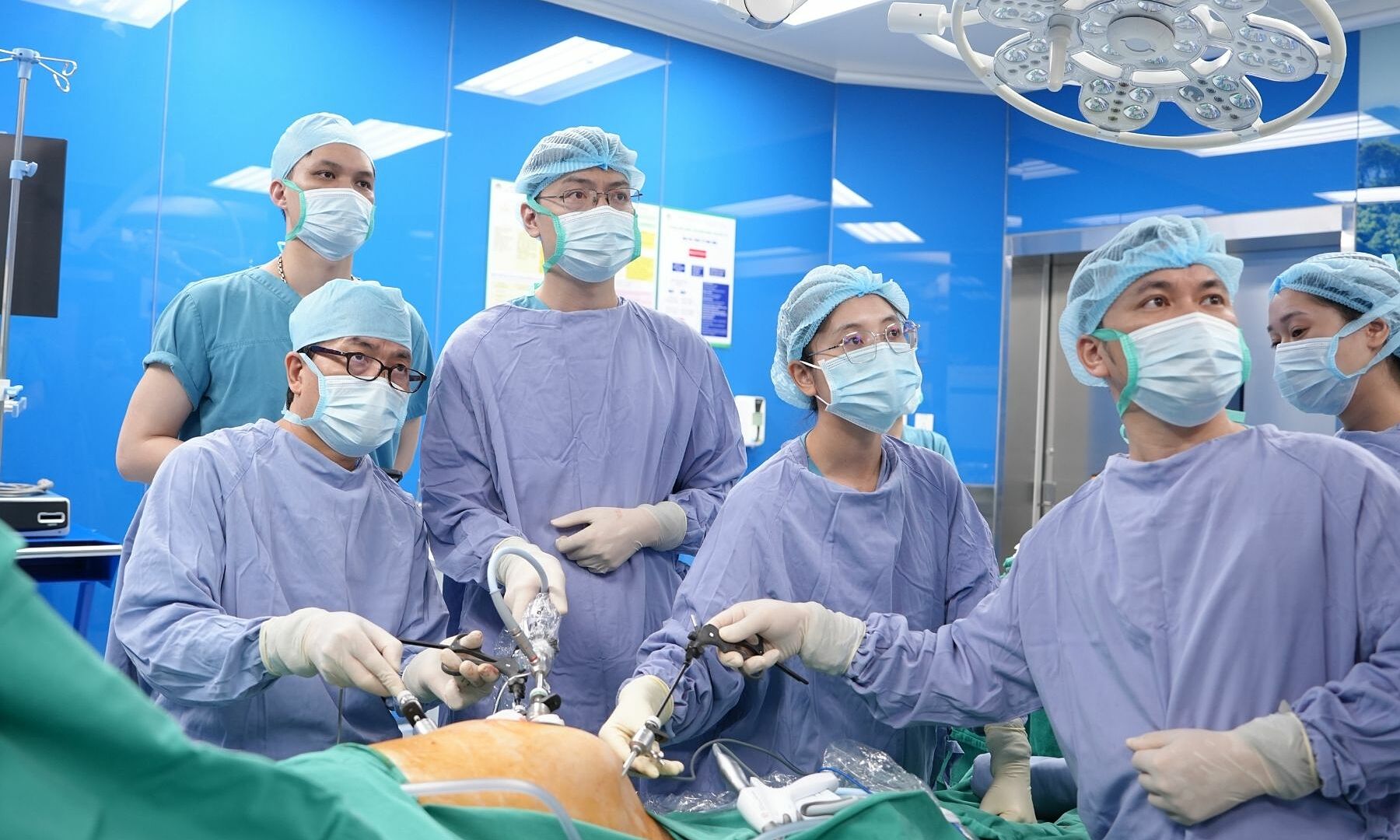 Colon cancer detected after two days of abdominal pain