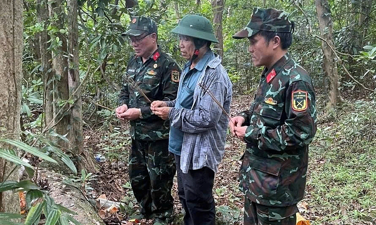 Da Nang surveys area suspected of holding over 10 remains of medical military personnel