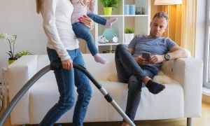 The 'lazy husband' myth: how shared housework might not be the answer to declining birth rates