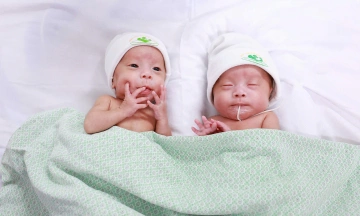 Premature twins 'fight to live' from birth