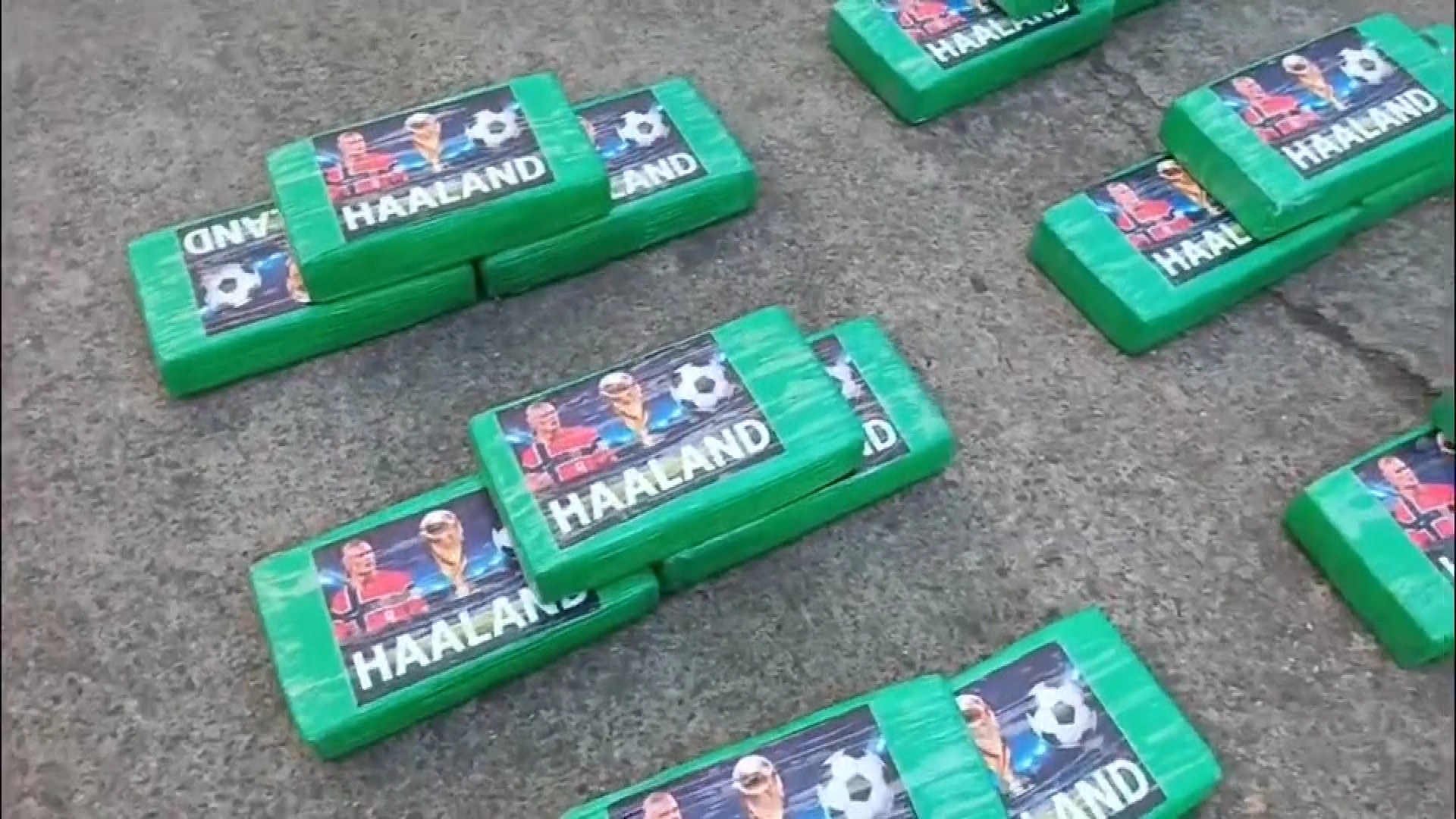 Erling Haaland's image found on 370 cocaine packages marking shipment