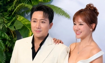 Tran Thanh cheers for Hari Won at fashion show