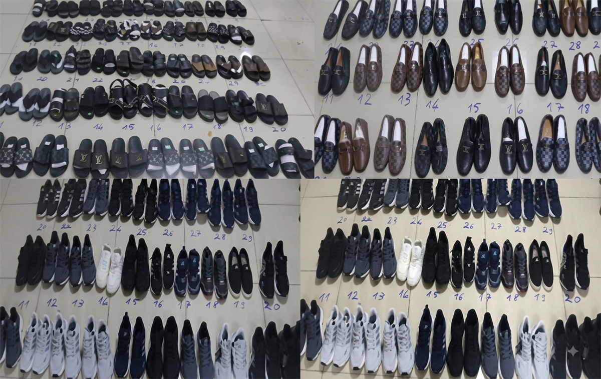 Store in central Can Tho sold over 1,500 pairs of counterfeit branded shoes and sandals