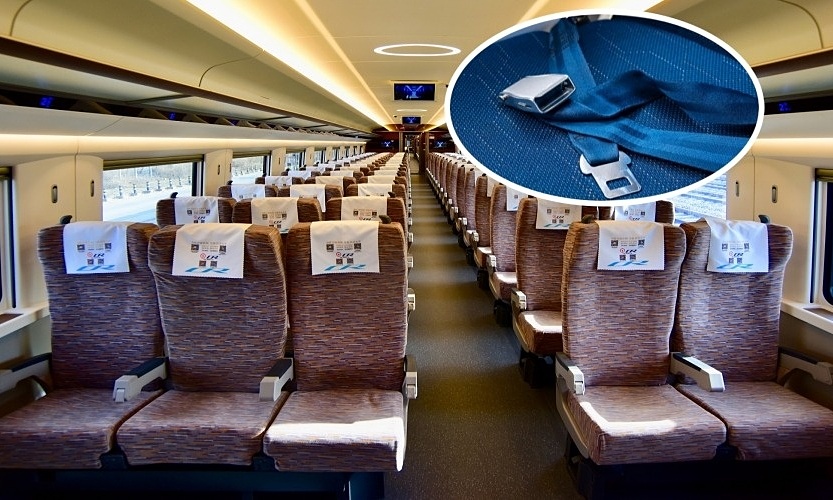 Why high-speed trains do not have seatbelts