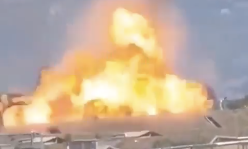 Fireball engulfs ammunition factory near Italy's capital