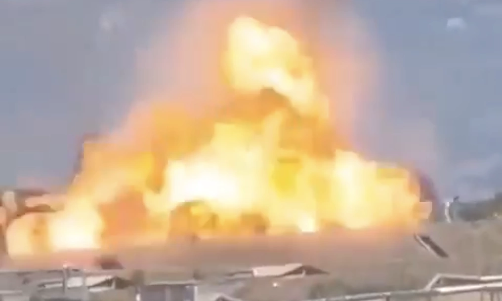 Fireball engulfs ammunition factory near Italy's capital