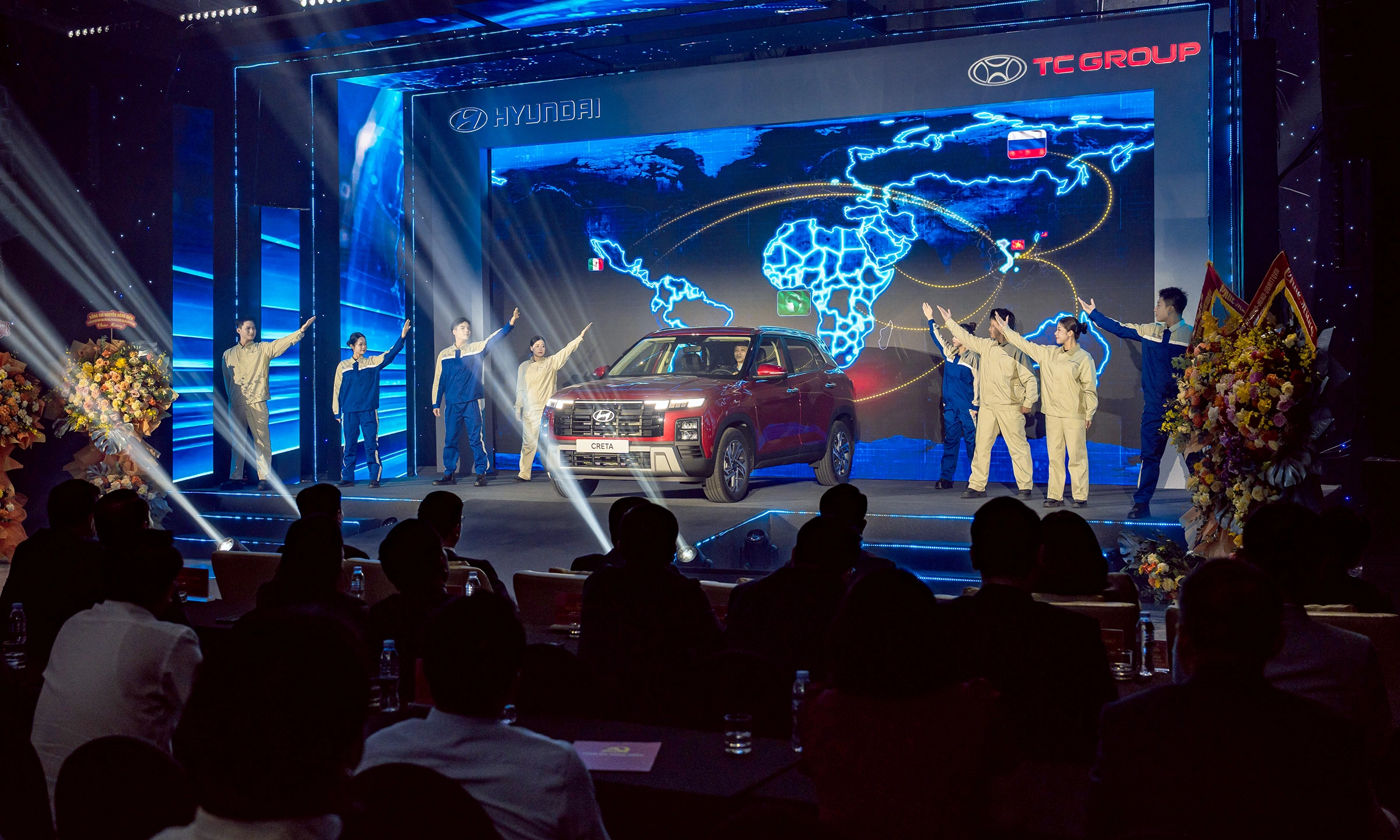 Hyundai vehicles assembled in Vietnam exported to Mexico and Australia