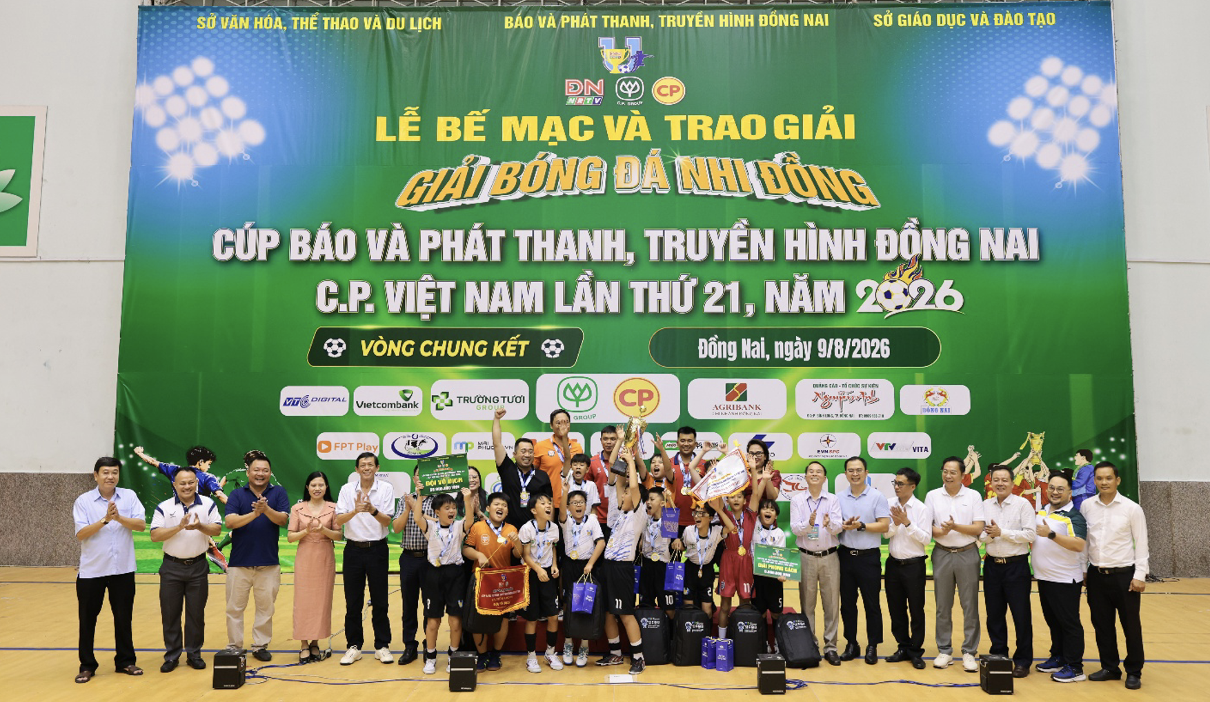 C.P. Vietnam supports children's football playground