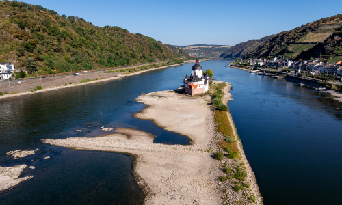Rhine river's low water levels pose further obstacles for German economy