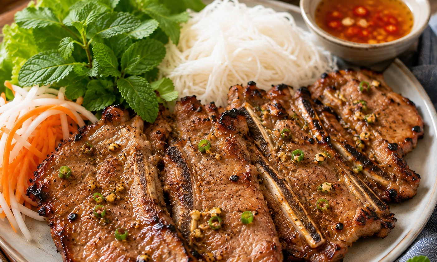 How to make grilled lemongrass pork ribs