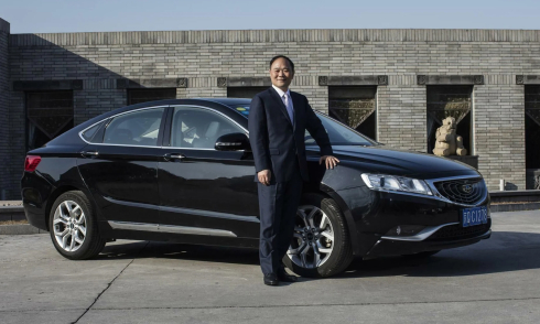 Geely chairman steps down