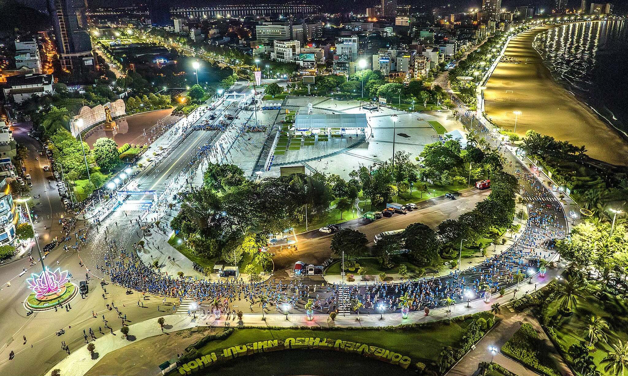 Quy Nhon's changing face through VnExpress Marathon seasons