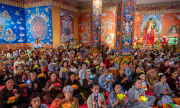 Large crowds attend Vu Lan ceremony at Mandala Tay Thien